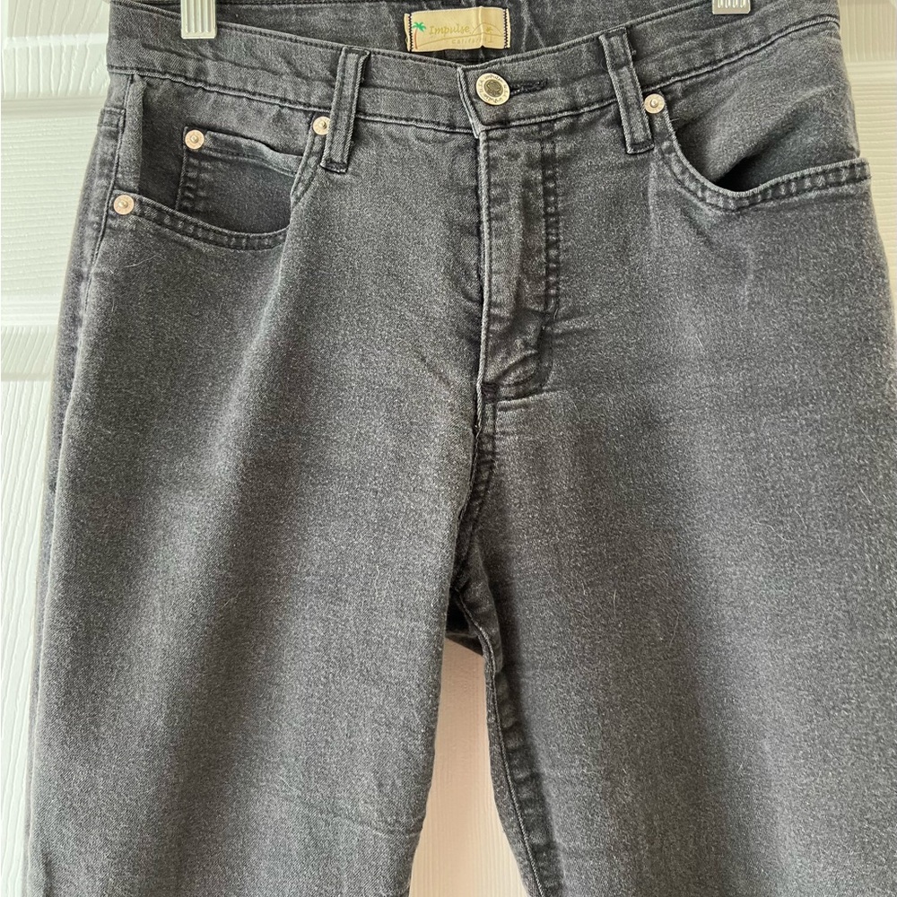 Gray black jeans size 6